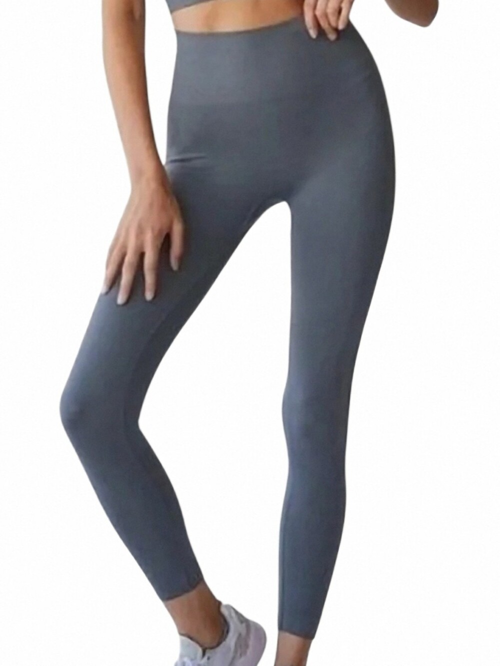 SET Active Sculptflex Leggings Women Small Charcoal Grey Mid Rise